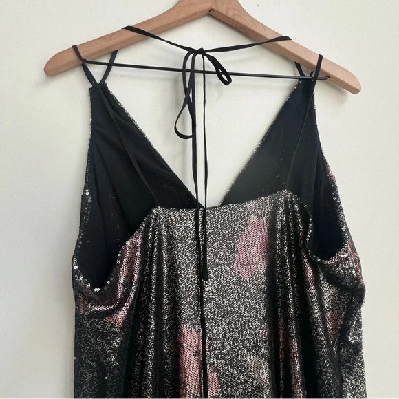 Free People Intimately Double Take Moody Floral Combo Dress Size XL New sequin - Picture 9 of 16